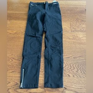 Black cropped jeggings